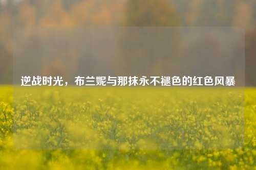 逆战时光,布兰妮与那抹永不褪色的红色风暴
