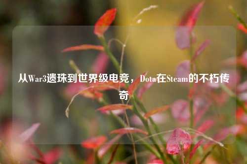 从War3遗珠到世界级电竞,Dota在Steam的不朽传奇