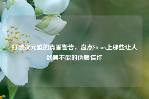 打破次元壁的真香警告,盘点Steam上那些让人欲罢不能的伪娘佳作