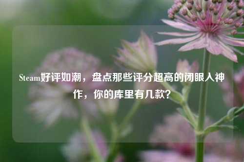 Steam好评如潮,盘点那些评分超高的闭眼入神作,你的库里有几款?