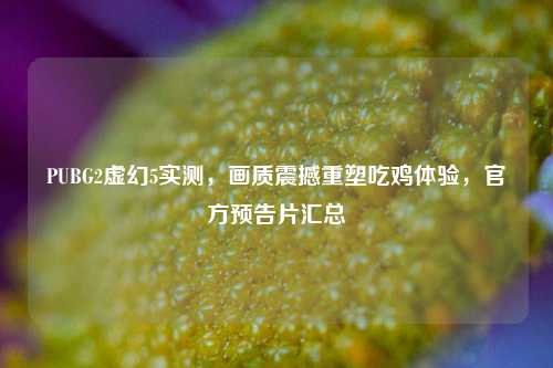 PUBG2虚幻5实测,画质震撼重塑吃鸡体验,官方预告片汇总