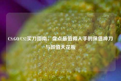CS:GO/CS2买刀指南,盘点最值得入手的保值神刀与颜值天花板