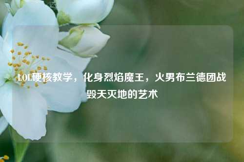 LOL硬核教学,化身烈焰魔王,火男布兰德团战毁天灭地的艺术