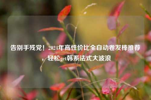 告别手残党!2024年高性价比全自动卷发棒推荐,轻松get韩系法式大波浪