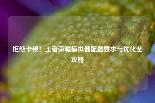 拒绝卡顿!王者荣耀模拟器配置要求与优化全攻略