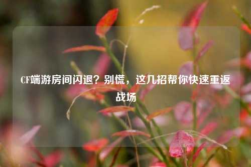 CF端游房间闪退?别慌,这几招帮你快速重返战场
