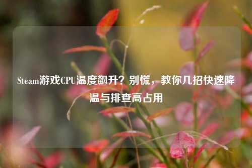 Steam游戏CPU温度飙升?别慌,教你几招快速降温与排查高占用