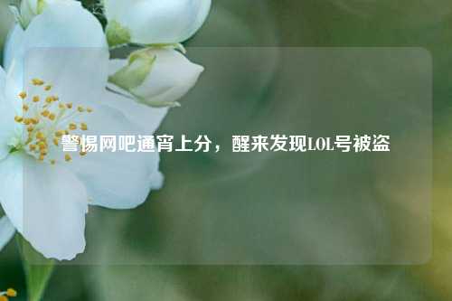 警惕网吧通宵上分,醒来发现LOL号被盗