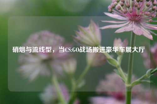 硝烟与流线型,当CS:GO战场搬进豪华车展大厅